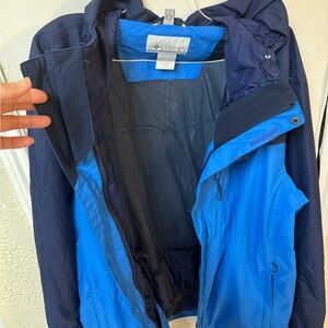 Columbia Men's Dual-Blue Raincoat